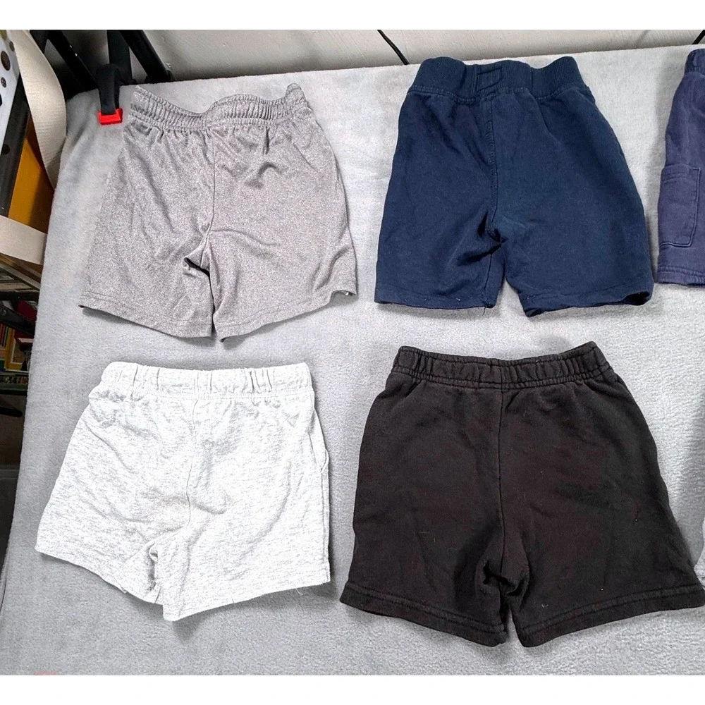 Lot of 8 Toddler Boys Shorts Size 3T Carter's Garanimals Jumping Beans Lee
